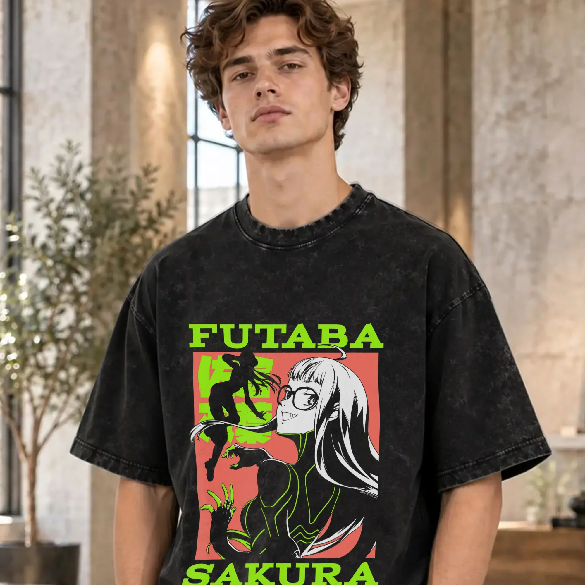 Mens T Shirt Personas   Washed T-Shirts Fashion  Summer Tees Streetwear Print Cotton Clothing Gift Idea