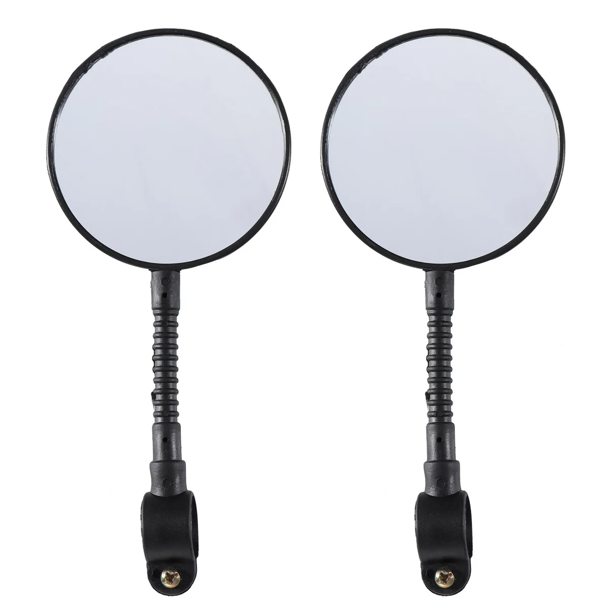 

Pair of Flexible Bike Rearview Mirrors Universal Handlebar Adjustable Cycling Road Safety Rear View Mirror Accessories