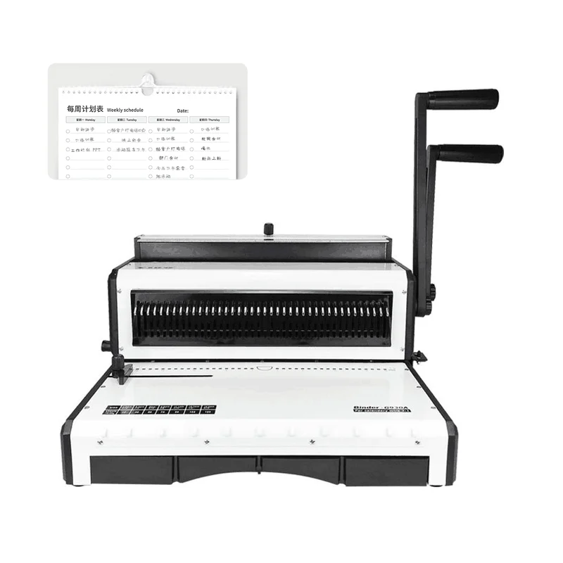 A4 calendar hook binding galendar machine