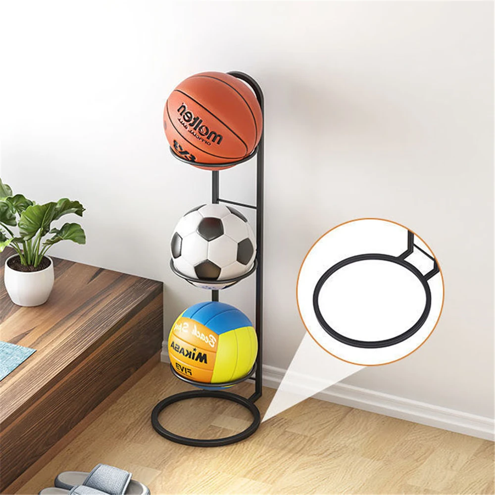 Indoor Children Basketball Storage Rack Put Ball Football Storage Basket Placed Rack Kindergarten Volleyball Stand Holder Space