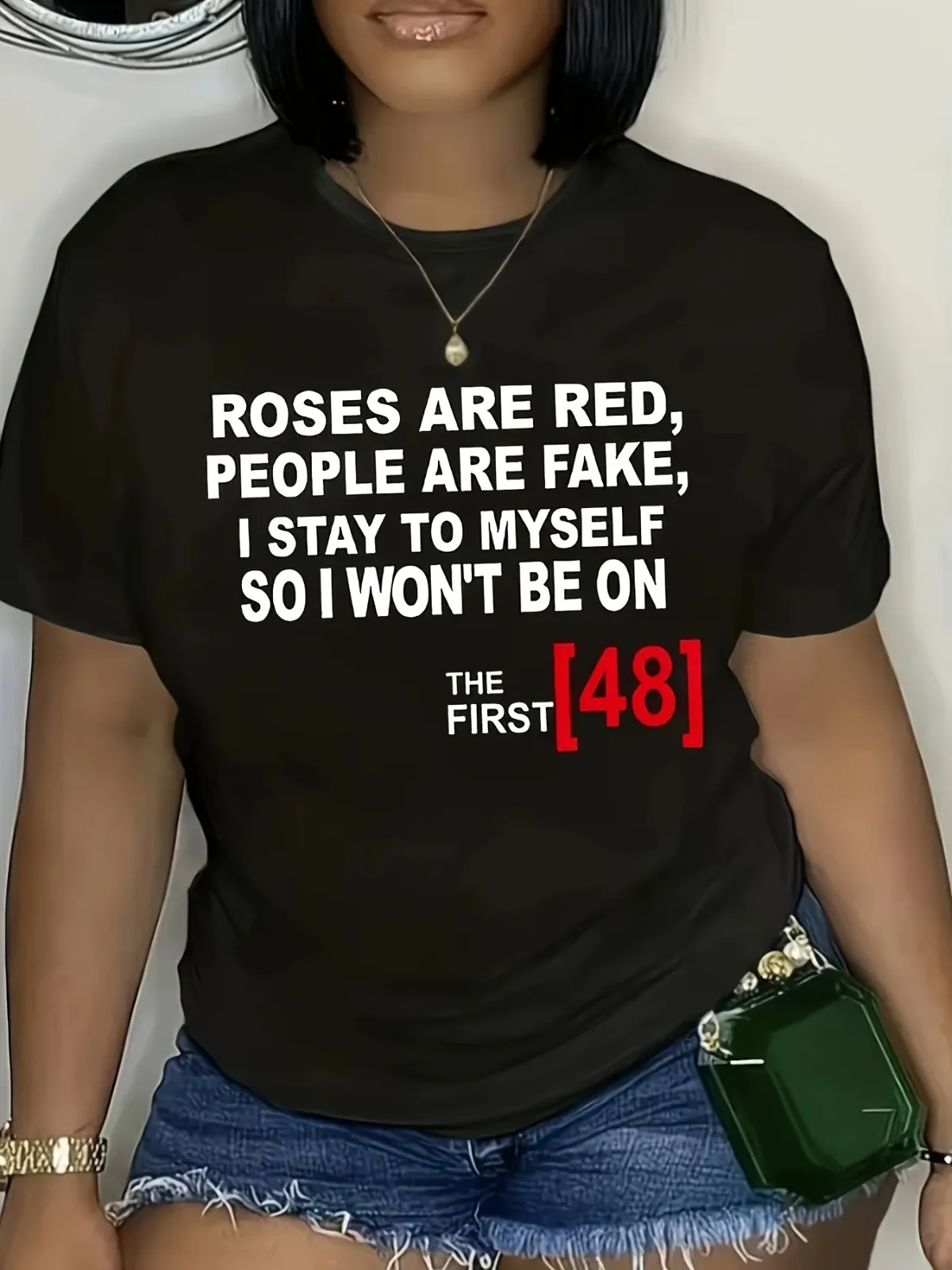 

Женская модная повседневная футболка из чистого хлопка с круглым вырезом и юмористическим принтом, с коротким рукавом, подходит для праздничных подарков, топ