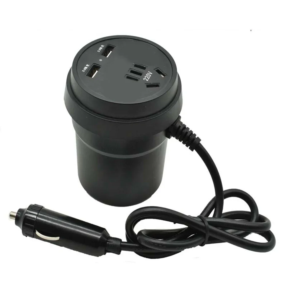 

12V/24V 200W Car Inverter Converter Power Inverter DC 12V/24V To DC 110V/220V Invertor Ports Adapter Car Power Inverter