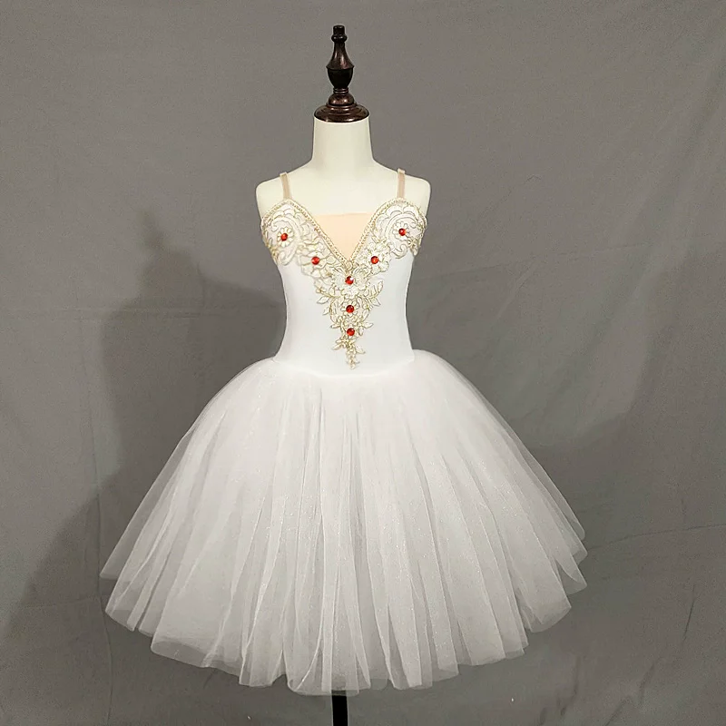 

Summer Children's Ballet Leotard Pink Tutu Fluffy Dresses Girl Stage Kids Dress Baby Princess Dance Costume Party Girls Clothes