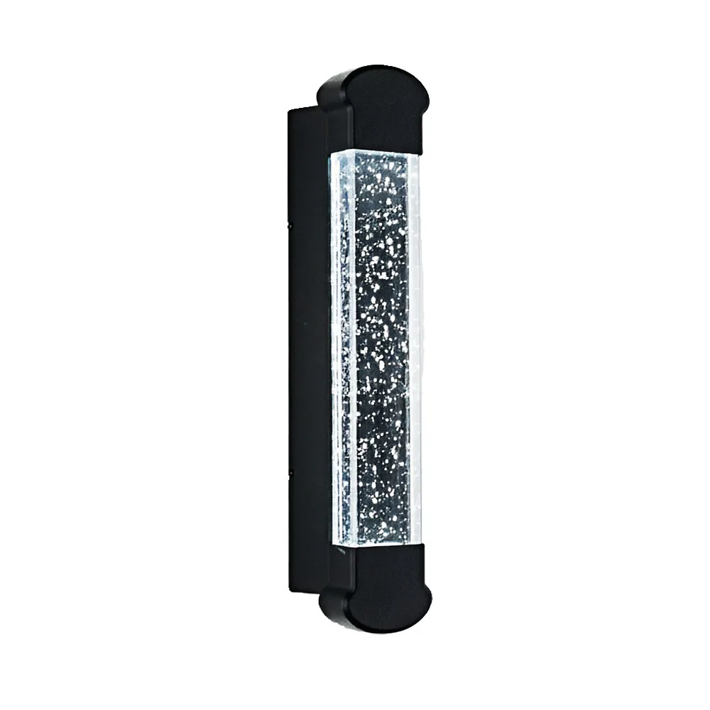 Modern LED Outdoor Wall Light, Bubble Crystal Glass Up Down Wall Sconce for Garden Patio Porch - Image 6