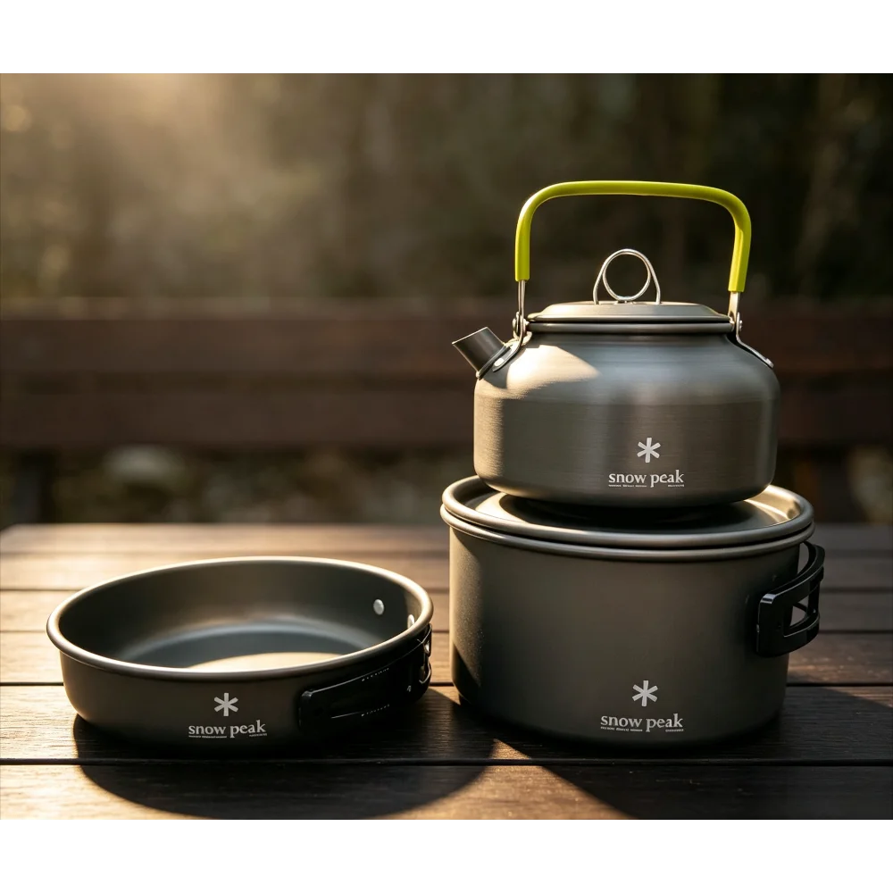 Camping Cooking Snow - Snow Peak Set Peralatan Masak Portabel