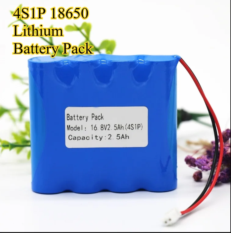 14.8 فولت/16.8 فولت 2500 مللي أمبير 4S1P 18650 بطارية ليثيوم مع 5A BMS بطارية ليثيوم أيون قابلة للشحن ل RC الطائرة بدون طيار/مصباح يدوي/كاميرا