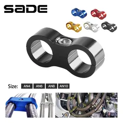 Universele Aluminium AN4 AN6 AN8 AN10 Billet Olie Brandstof Water Slang Buis Seprator Divider Klem Lijn Separator Kit