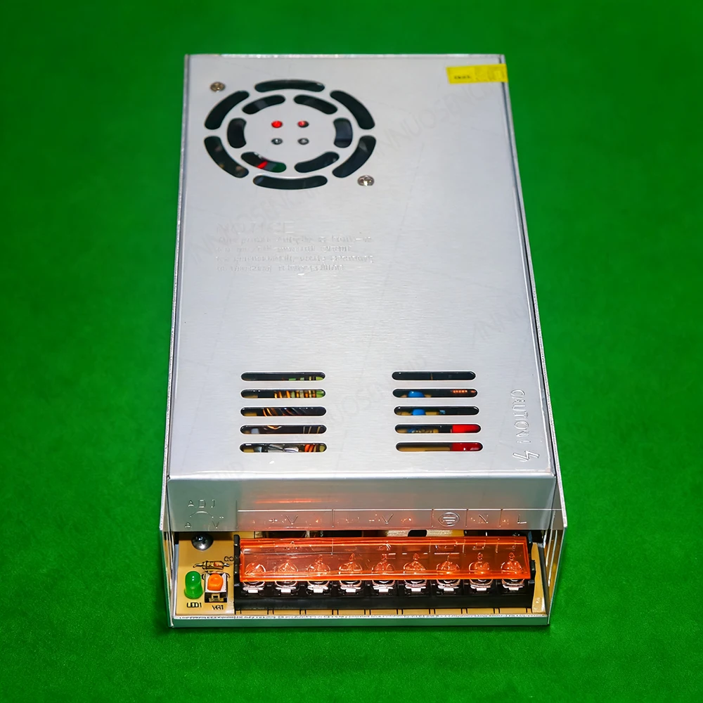 مصدر طاقة مُرُكَّب AC إلى DC 300W - 800W، خرج 12V/24V/36V/48V، دخول قابل للتبديل 110V/220V، بحوافز مائية للـ شريط LED، كاميرا CCTV، الطابعة 3D، روتر CNC