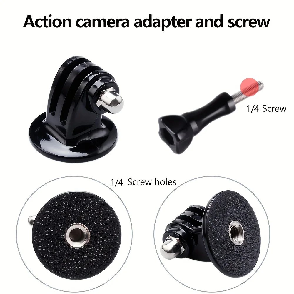 OSMO Action 5 PRO/4/3 Magnetic Quick-Release Adapter With 1/4 inch Screw & Tripod Mount for DJI Osmo Action 5 PRO 4 3 Camera