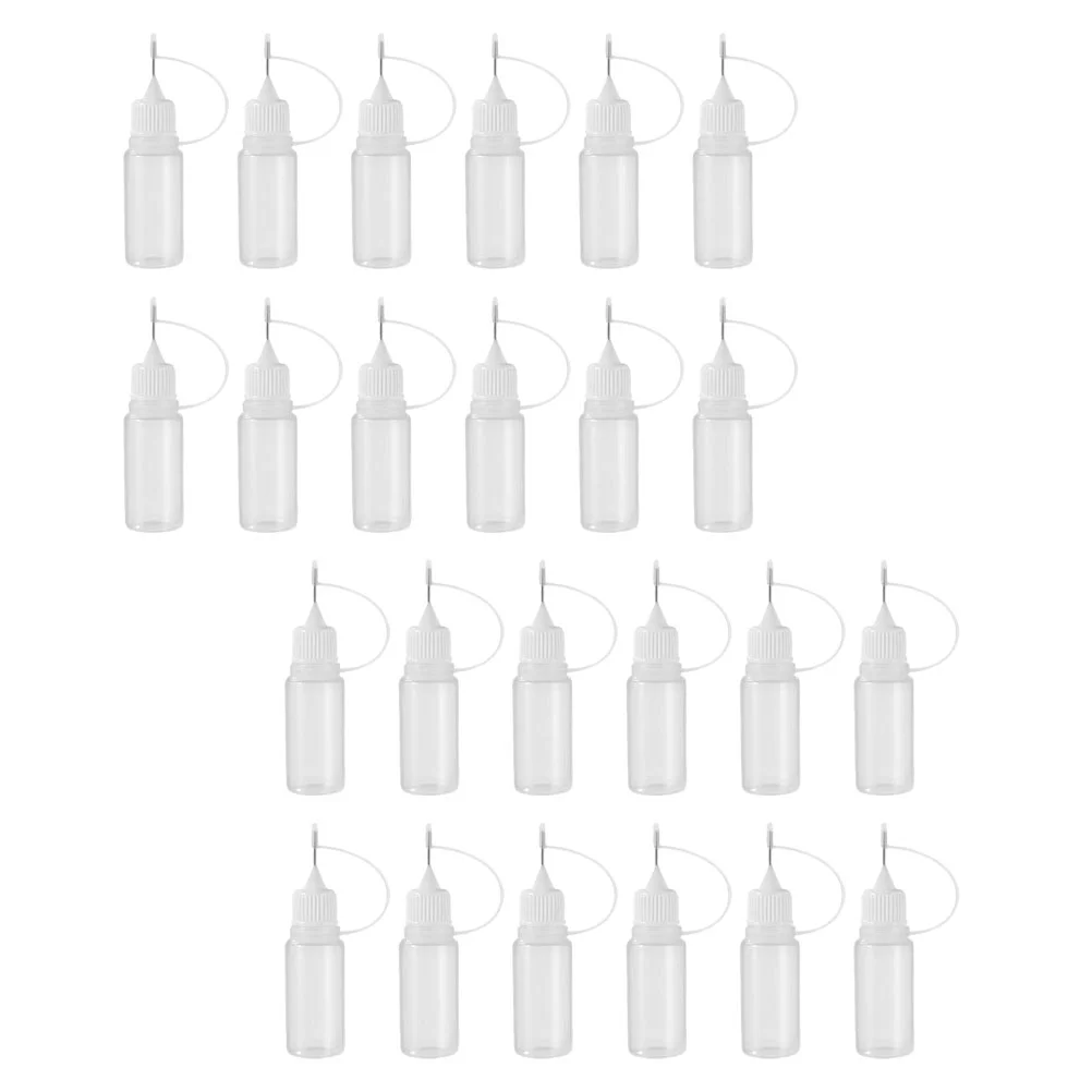 

Bottled Mini Bottles with Tip Empty Squeeze Applicator for Paint Machine Oil Containers Glue Small