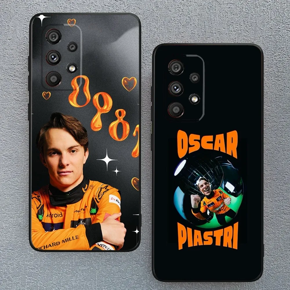 F1 Racing Driver 81 O-Oscar P-Piastri Phone Case For Samsung Galaxy A13,A21s,A22,A31,A32,A52,A53,71,80,91 Soft Black Phone Cover