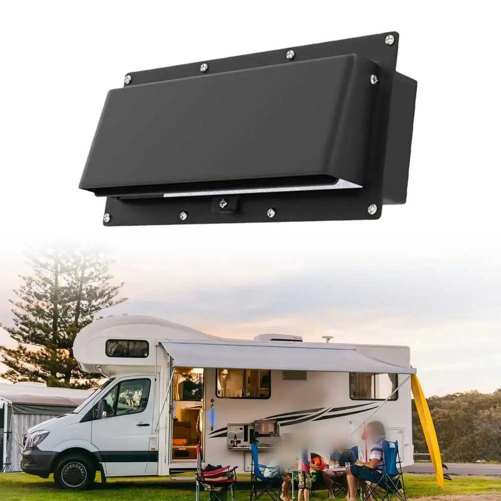 Aluminium Vent Metal Vent Hood For RVs Stoves For Trailers Motorhomes RV Caravan Exhaust Fan Low Noise Trailer Side Air Vent
