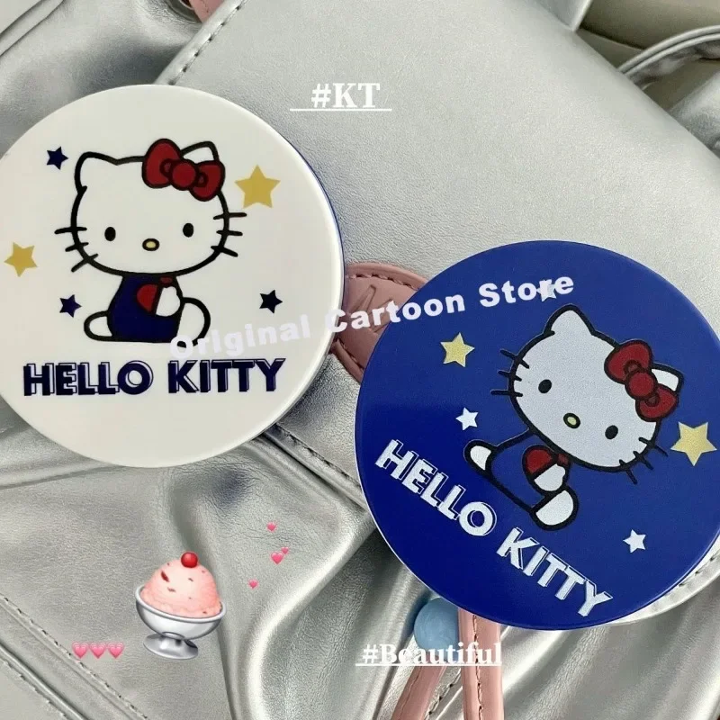 Hello Kitty Sanrio Kuromi Cute Cartoon Contact Lenses Companion Box Compact Easy To Use with Mirror Contact Lens Box Girl Gift