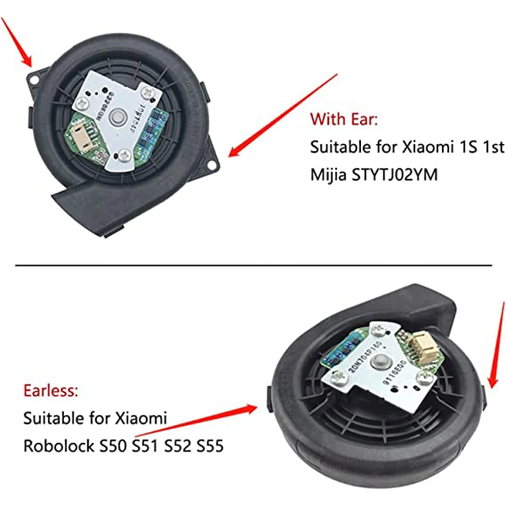 Fan Motor Replacement Fan Motor Module for Xiaomi Roborock S50 S51 S52 S55 Generation Vacuum Cleaner Spare Parts