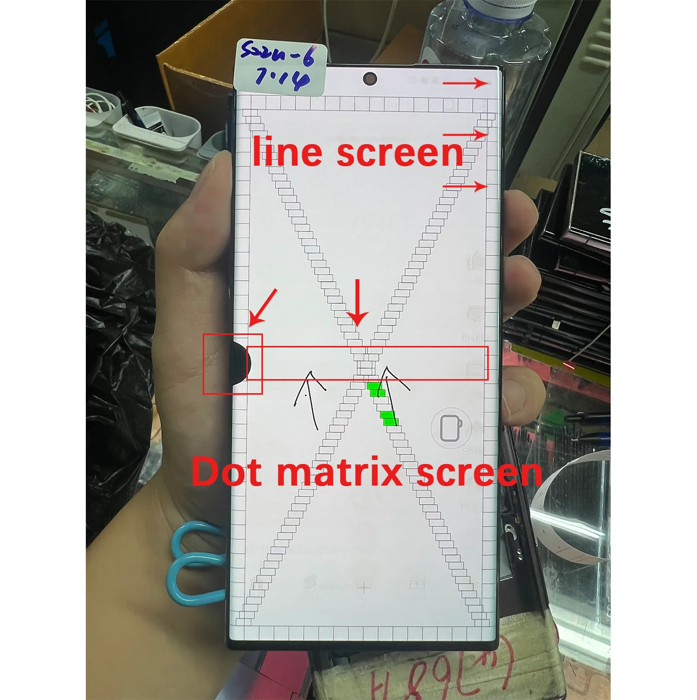 NEW with Defects Quality 120HZ  For Samsung S22 Ultra S908U/ S908B AMOLED LCD Display Touch Screen Digitizer Assembly