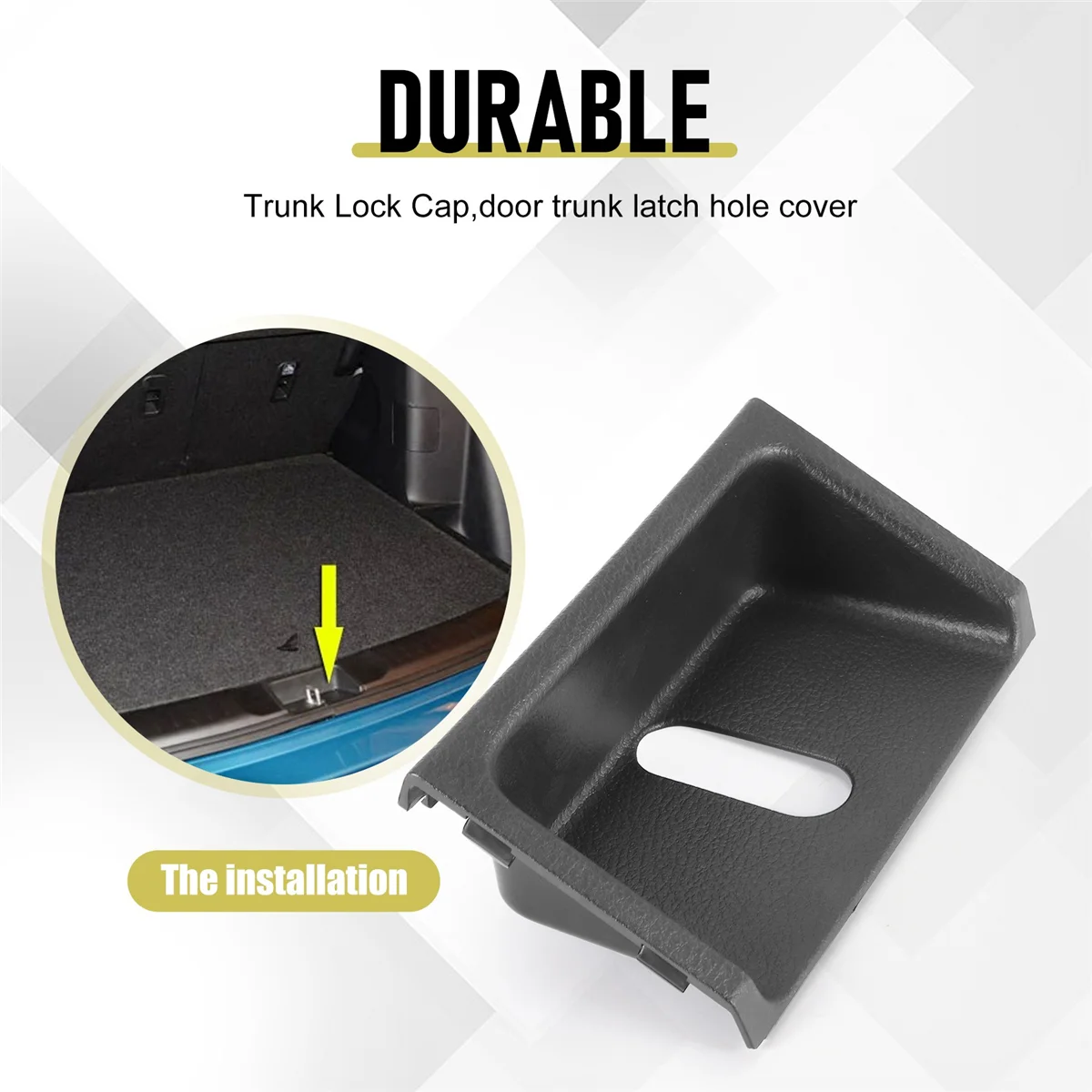 Imagem -06 - Traseira Trunk Lock Cap Extremidade da Cauda Tampa do Furo de Bloqueio Apto para Suzuki Nova Vitara 20232023 Acessórios do Carro 7619254p00-5pk