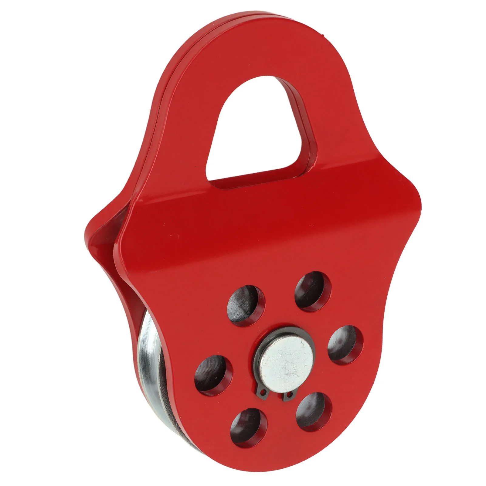 Snatch Block Sleepkatrol 4T Draagvermogen Zware Lier Katrol Rood Voor Vrachtwagen Trekker Atv Utv Heavy Duty Touw Katrol