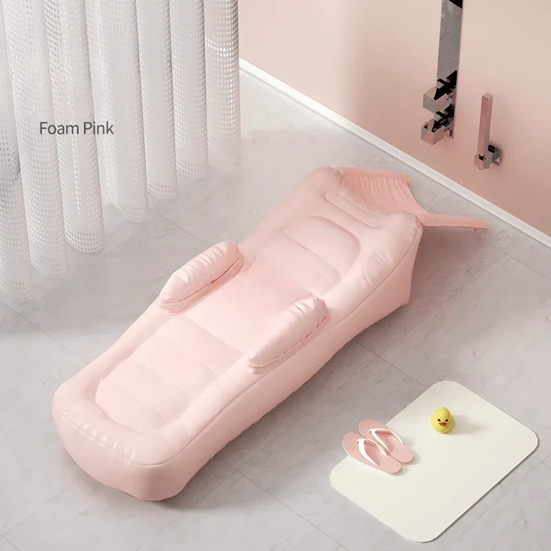 Children\'s Recliner Baby Shampoo Bed Baby Portable Inflatable Foldable Hair Washing Chair Shampoo Artifact Sillas Furniture