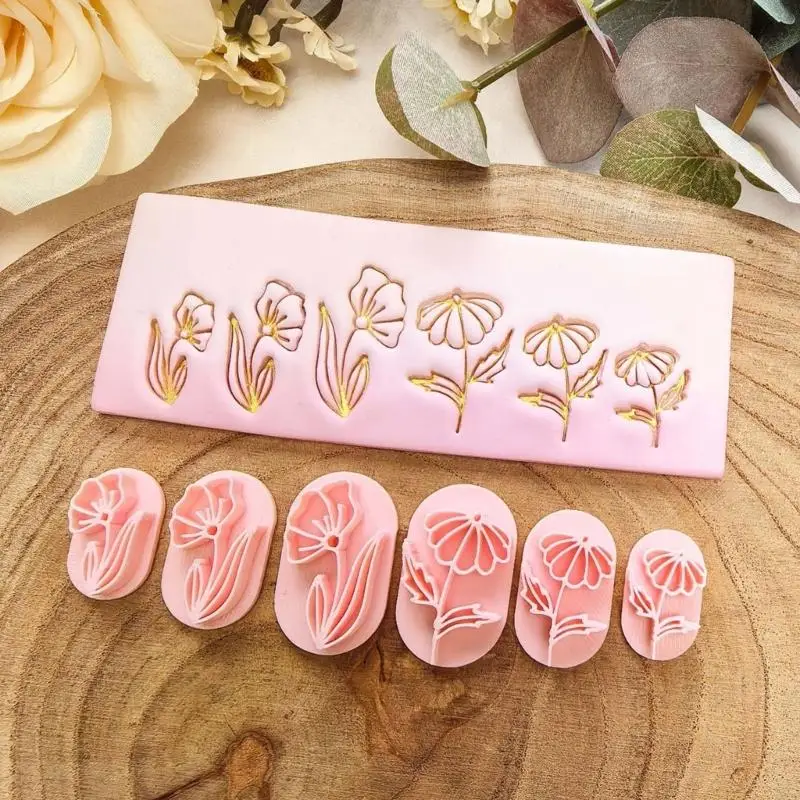 Reusable Clay Cutters Clay Cutting Tool Earrings Moulds Suitable for Clay Art Projects and Home Studio Use