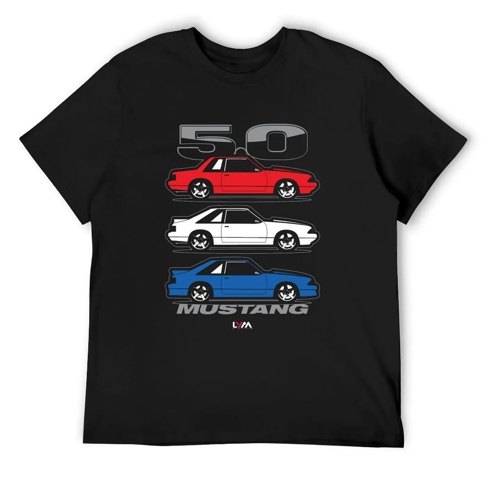 

Foxbody 5.0 Ford Mustang USA Sides T-Shirt