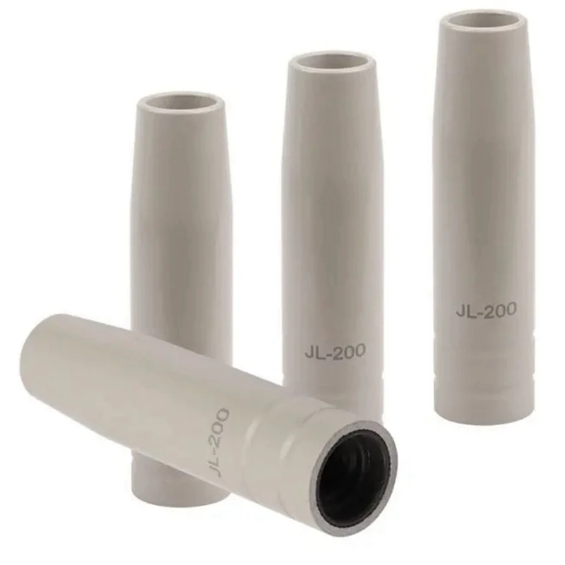 ABAE-10 Buah 200A Nosel Pelindung Lapisan Las Terlindung Anti-lengket Pelindung Terak Las Pelindung Mesin Las