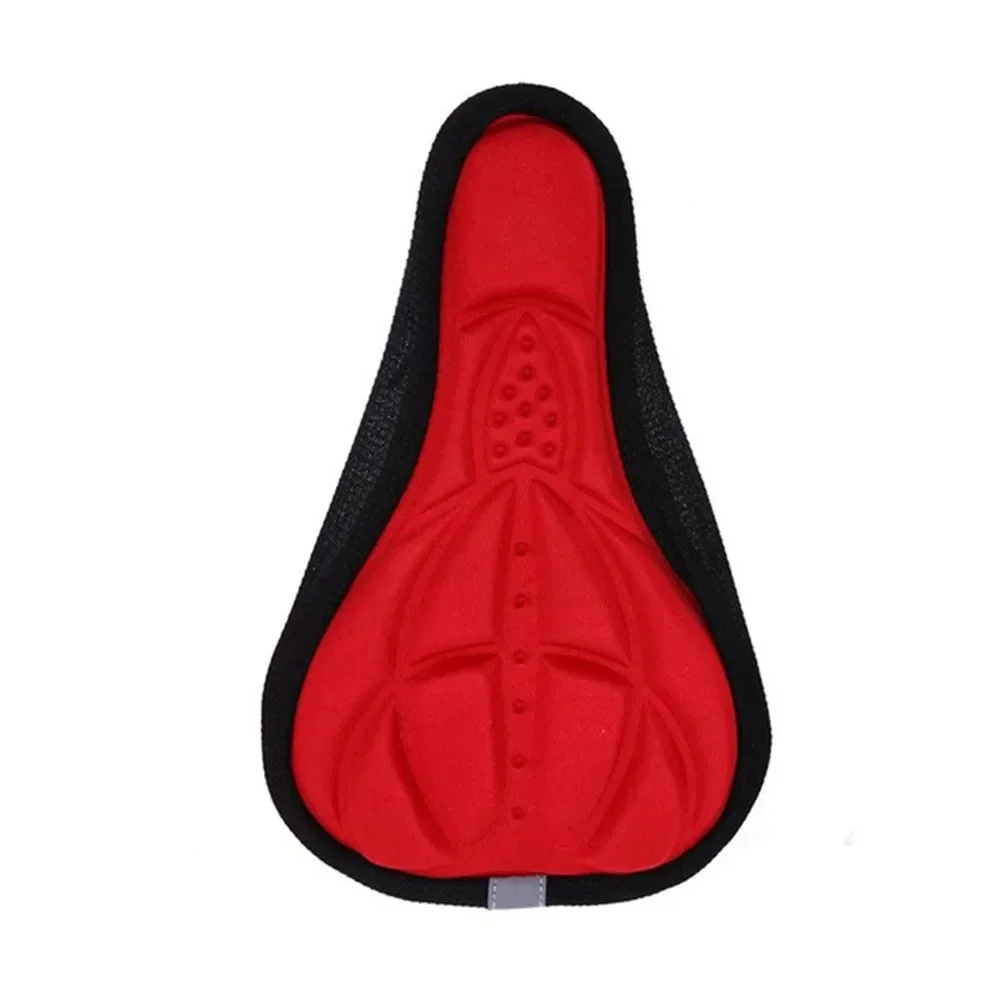 Bike Seat Cover Bicycle Silicone 3D Gel Saddle Pad Padded Soft Cushion Comfort EVA Anti Friction Seat Saddle Covers Cycling Part