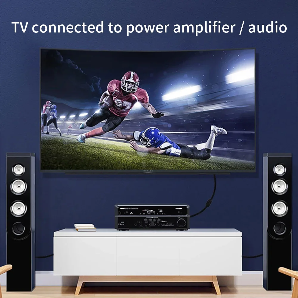 RCA do RCA kabel cyfrowy koncentryczny kabel Audio Subwoofer kabel SPDIF męski złącze stereofoniczne Premium Subwoofer Hifi kabel AV TV