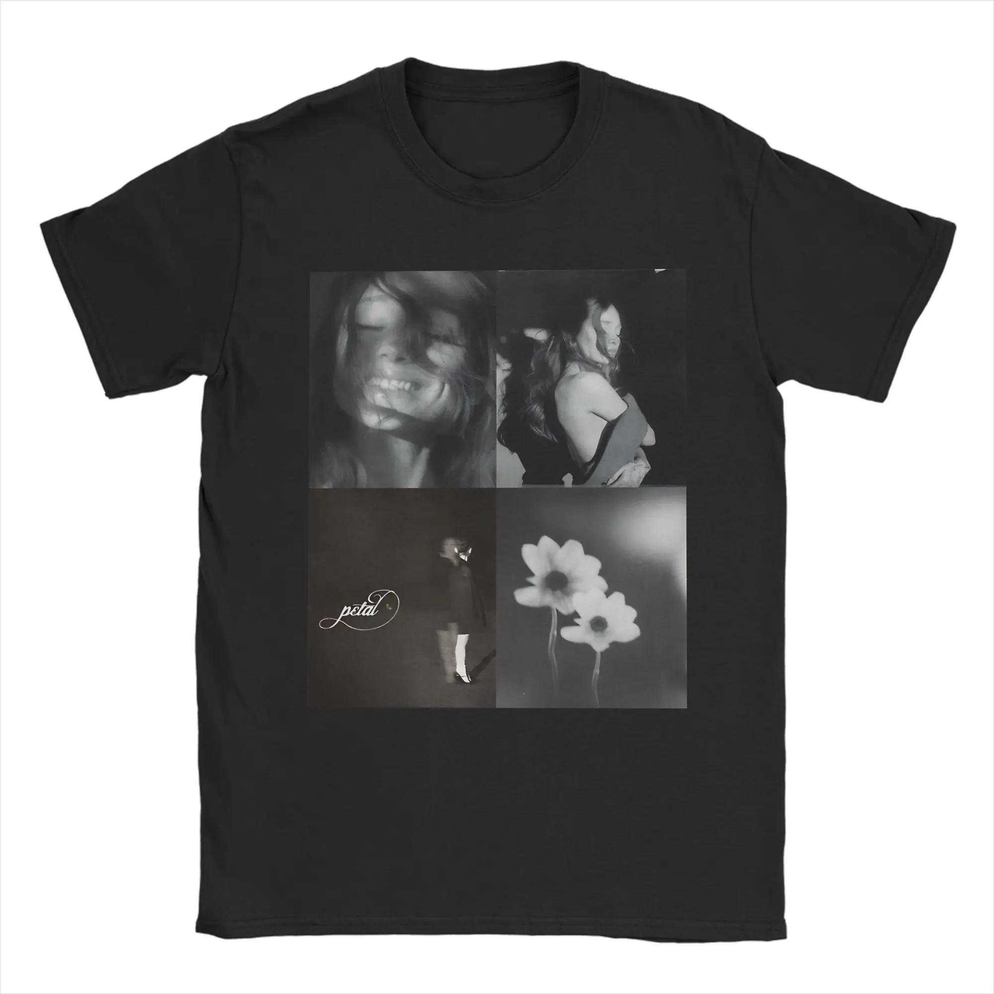 Men's PETAL  T-Shirts Ariana Grande Pure Cotton Tees Summer Vintage Short Sleeve T-Shirt O-Neck Fashion Casual Tee Shirt