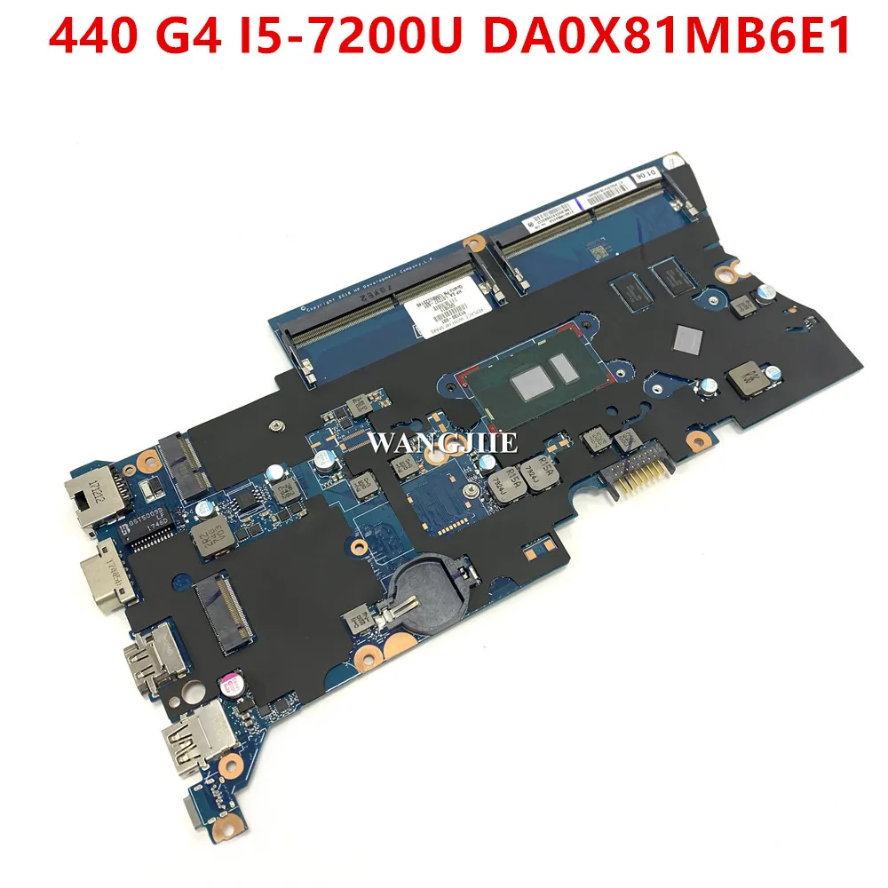 

Материнская плата для ноутбука HP ProBook 430 440 G4 с процессором i5-7200U и графическим процессором 930MX, 913101-001, 913101-601, DA0X81MB6E1, 100% рабочая.