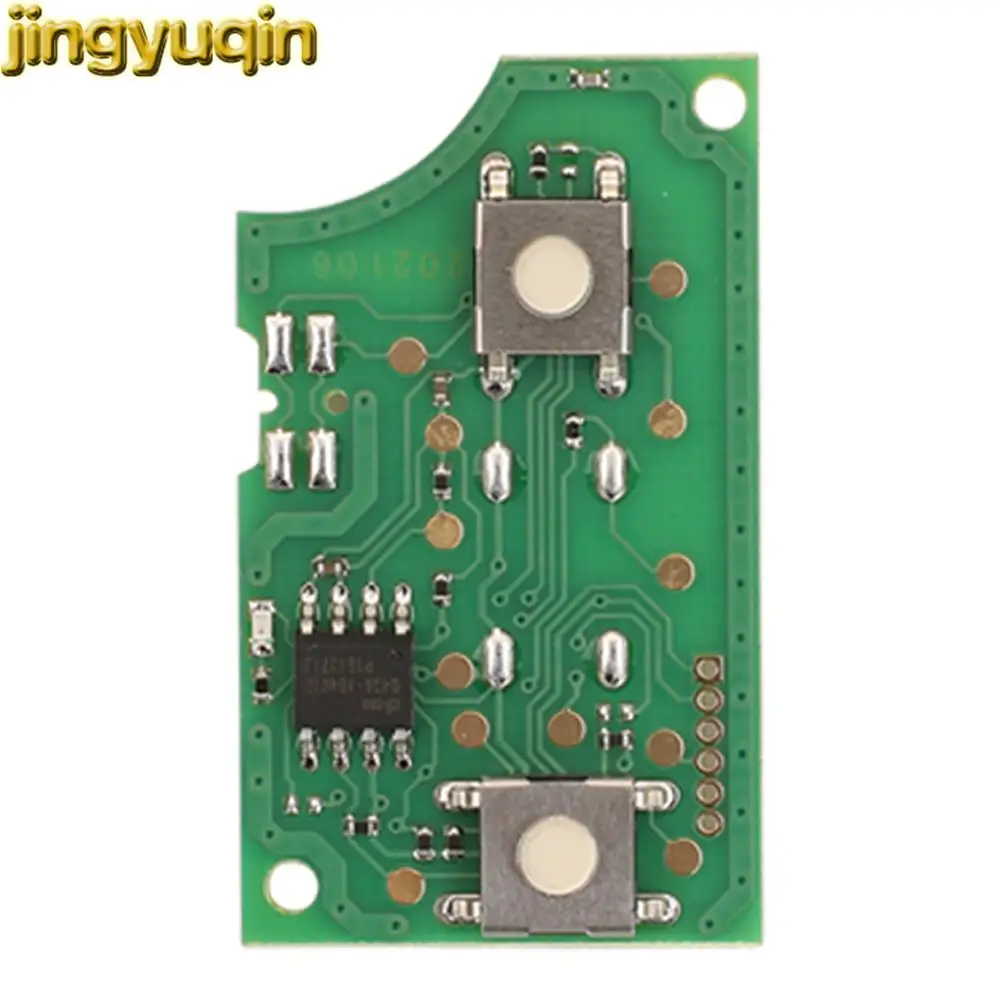 Jingyuqin Remote Car Key PCB Board 434MHz nessun Chip per Volkswagen VW Beetle Golf Jetta Passat MK4 1J0959753A