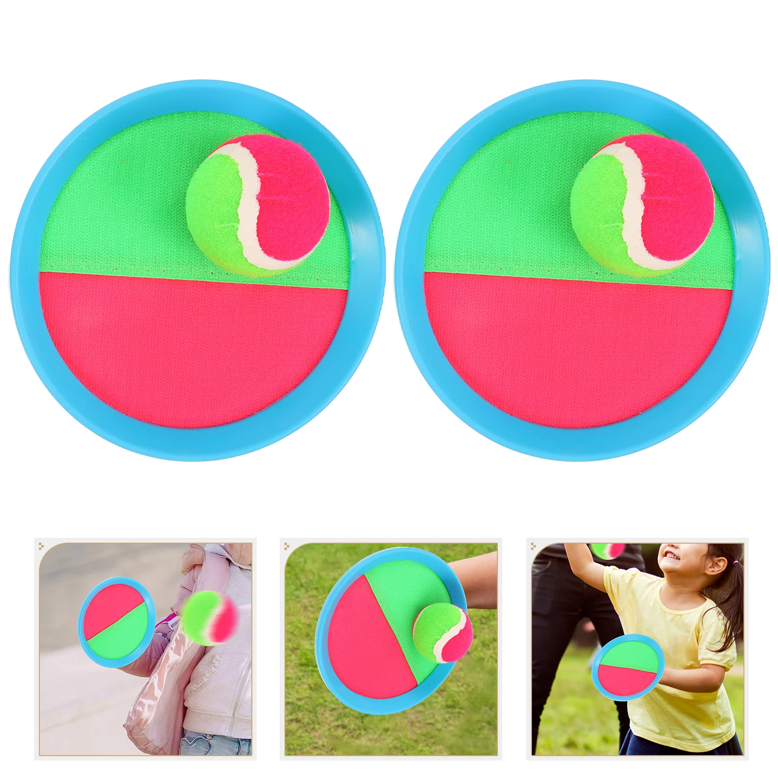 Juego de captura de pelota de raqueta pegajosa, accesorios de lanzamiento y juguetes, juego de lanzamiento deportivo de raqueta, juegos de playa al aire libre, parque infantil
