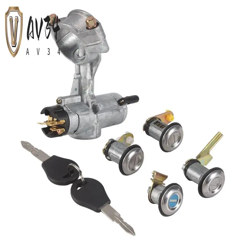 

AV34-5Pcs Ignition Starter Switch Kits With Key For Nissan For Patrol GQ Y60 1988-1998 Switch For Nissan Sentra B12 99810-50A00