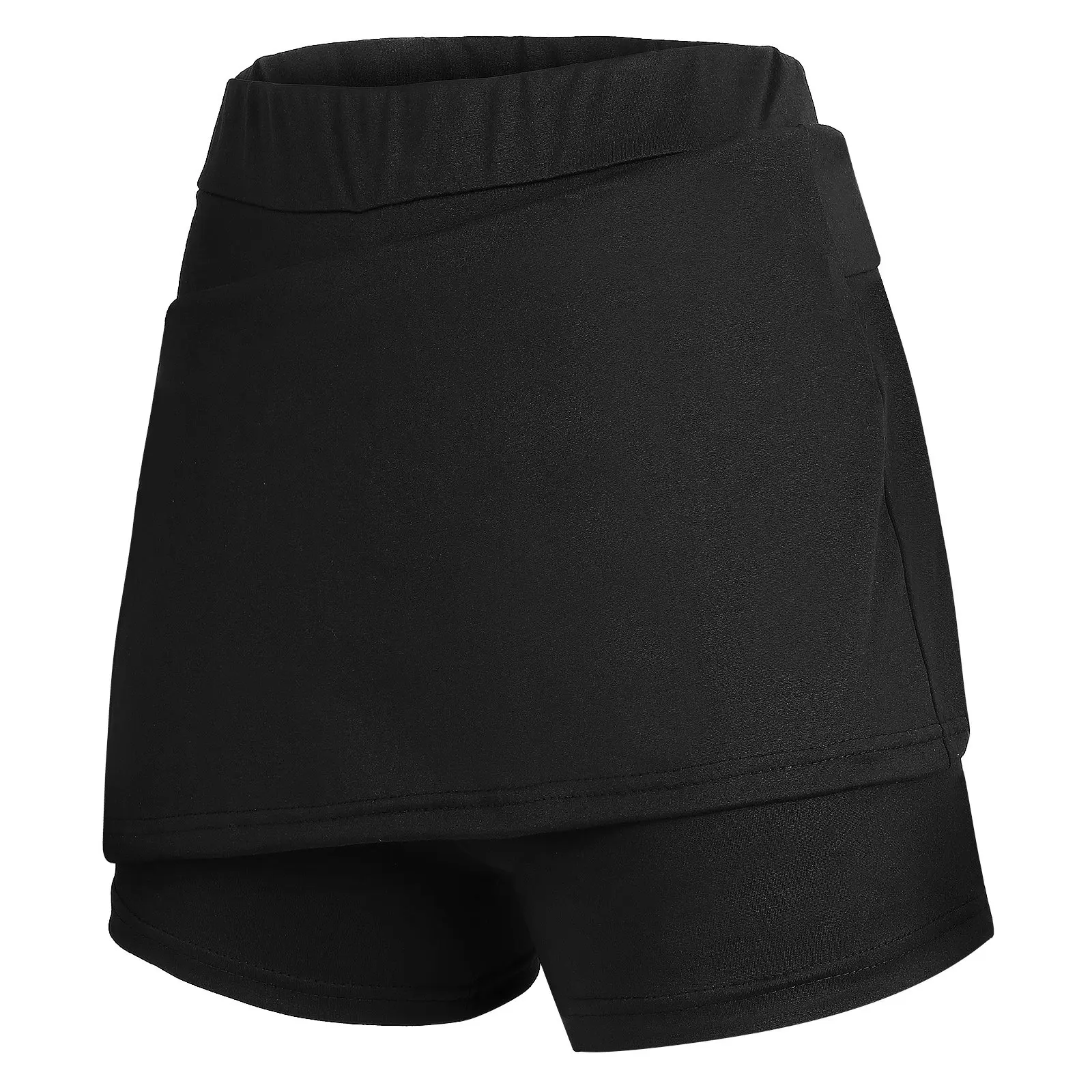 

Теннисная юбка-шорты с завышенной талией для женщин, спортивная мини-юбка для тренировок, легкая дышащая одежда для активного отдыха, размер S