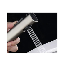 Toilet Douche Bidet Head Handheld Spray For Sanitary Shattaf Shower Pressurizing Handheld Sprinkler Bidet Attachment