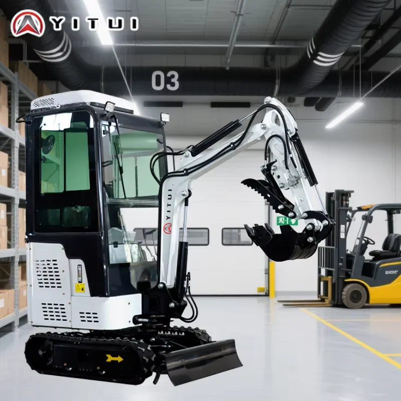 Escavatore cinese economico Ce Epa Euro 5 Piccolo escavatore Nuovo Micro Bagger Kubota Motore Epa Mini escavatore 2 tonnellate Fabbrica personalizzata