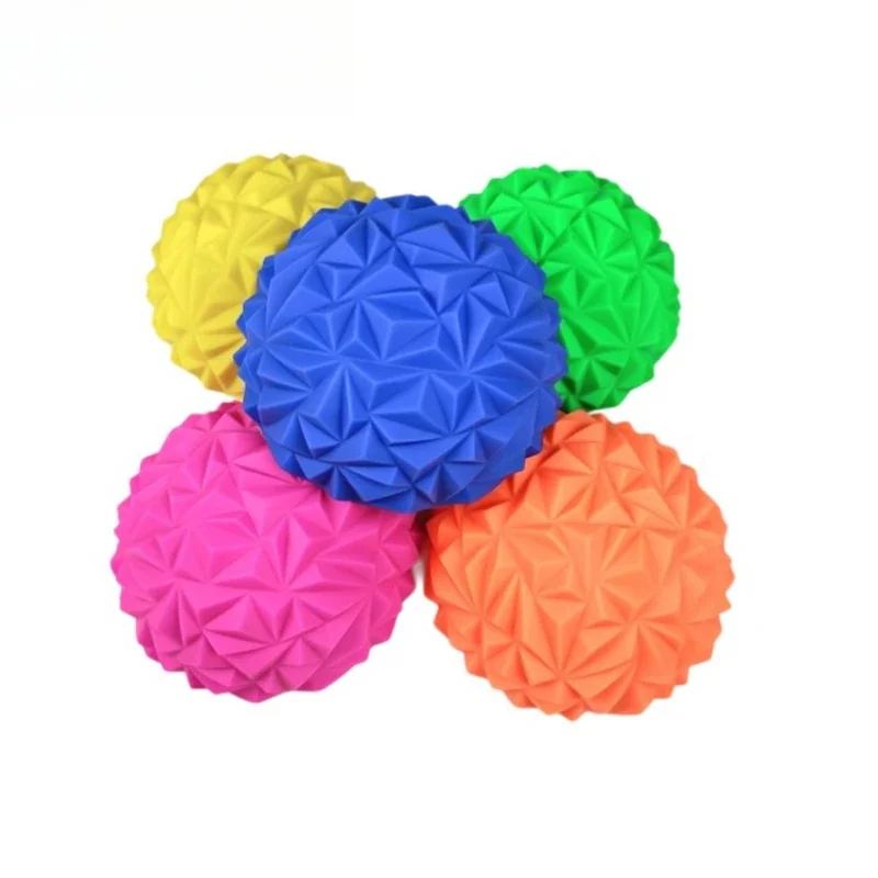 

1pc Yoga Exercise Pineapple Ball, Half Round Foot Massage Ball, Balance Ball For Body Training, Muscle Relaxation Neck exerciser