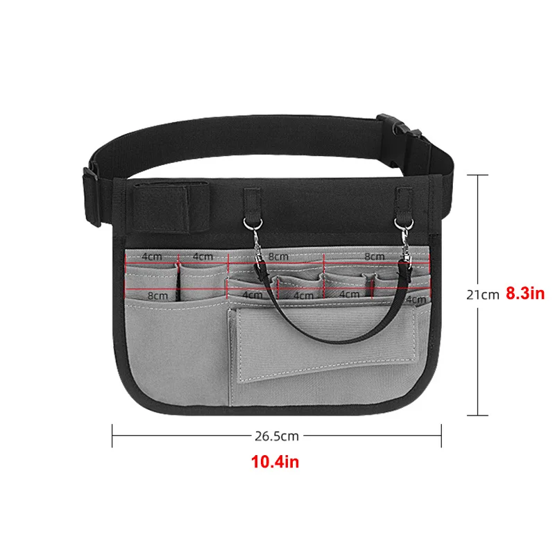 Nurse Fanny Pack with Stethoscope Holder Medical Waist Bag Medical Care Workers Tools Kit Pouch Shoulder Case Medical Organizer