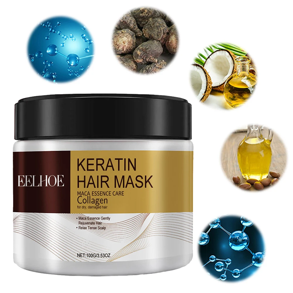 100g Keratin Hair Mask Hair Conditioner Deep Conditioning Hair Mask Nourishing Hair Mask for All Hair Types