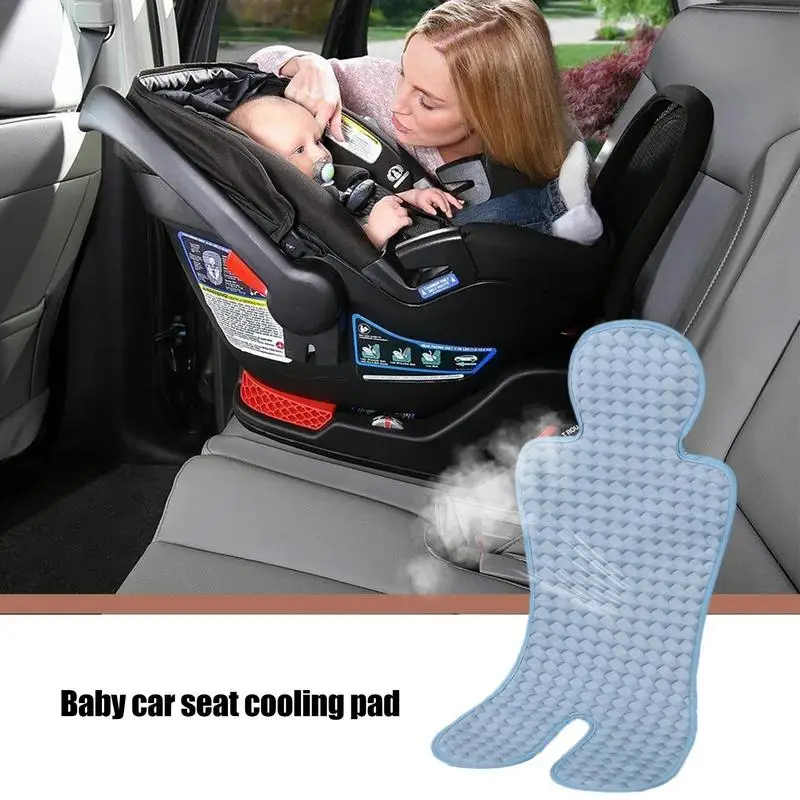 Car Seat Cooling Pad Baby Hot Days Chair Ice Cushion Baby Cooling Pad For Stroller Baby Dining Chair Car Seat Cover For Hot Days