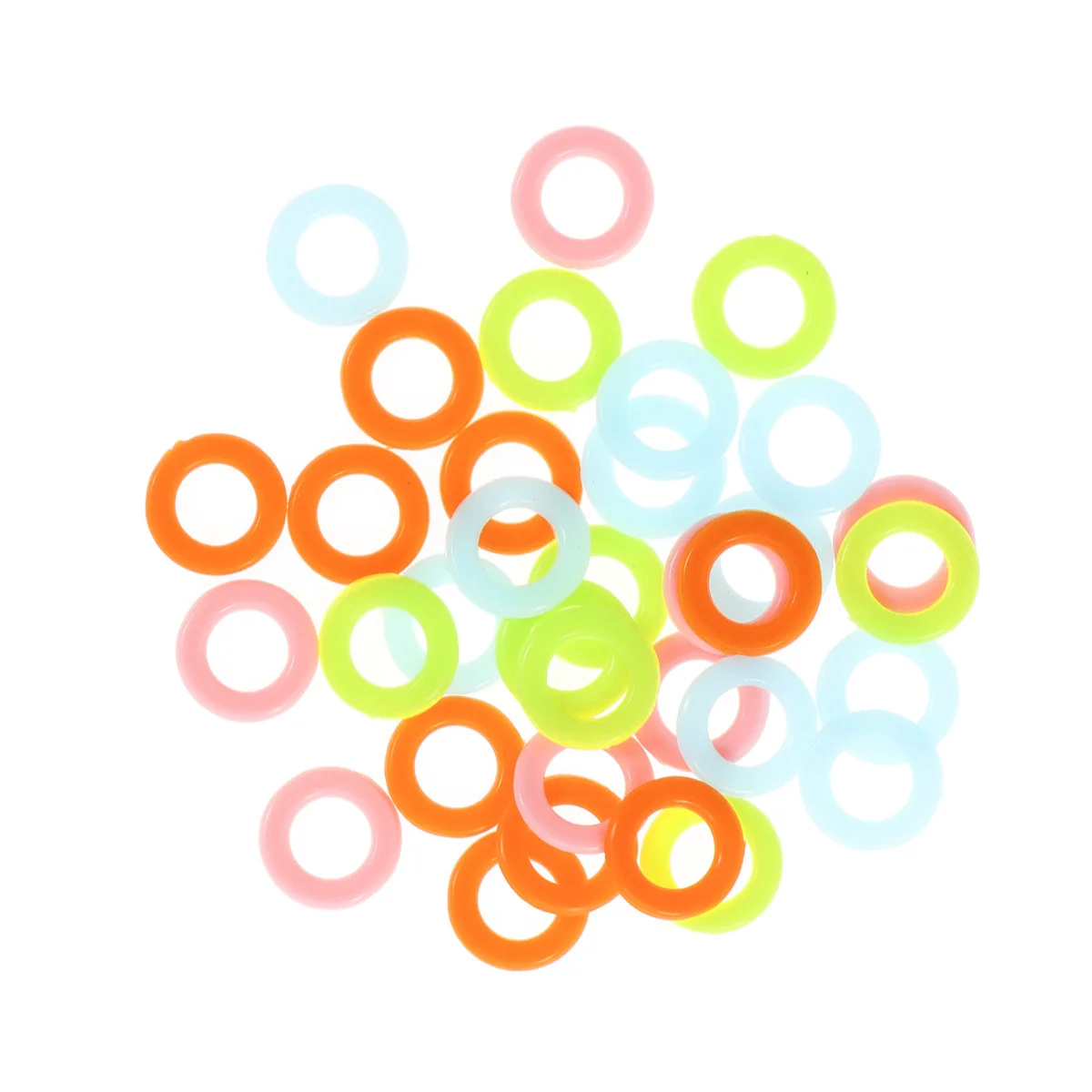 300 قطعة علامات غرزة الكروشيه الملونة حلقات بلاستيكية ناعمة للحياكة الخياطة اكسسوارات المفاهيم الحرفية لوازم متنوعة