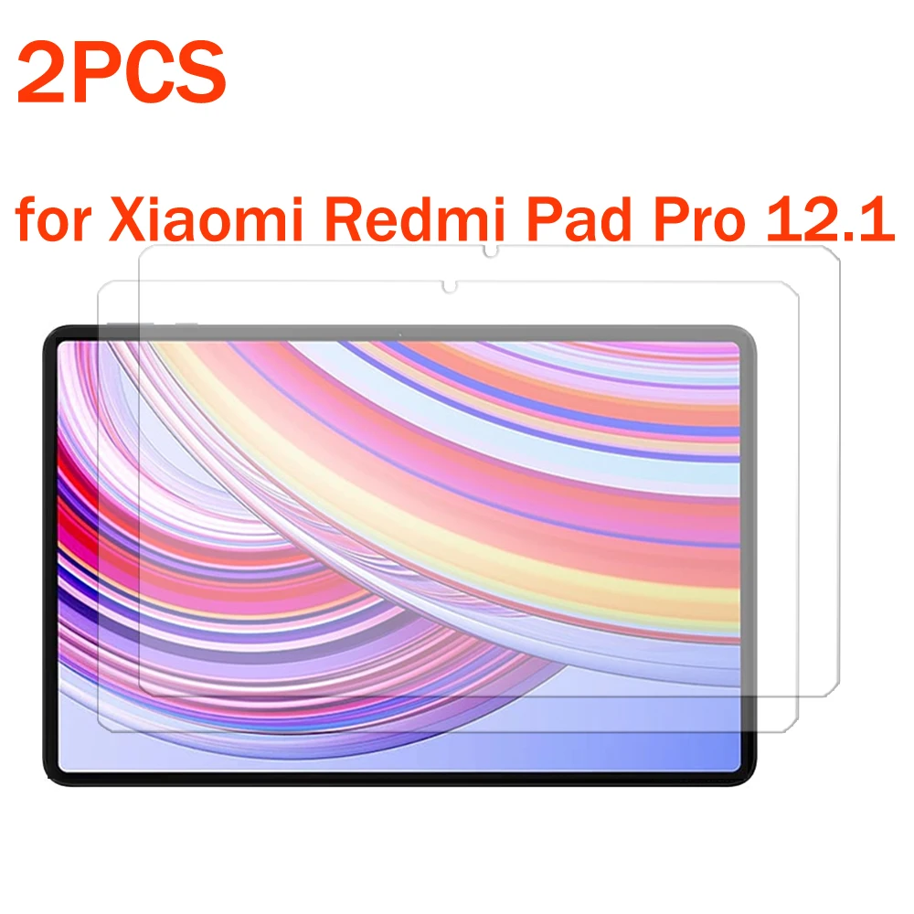 Film de protection en verre trempé pour Xiaomi Redmi Pad Pro, protecteur d'écran pour tablette, 12.1, 2024, 12.1, 2 pièces