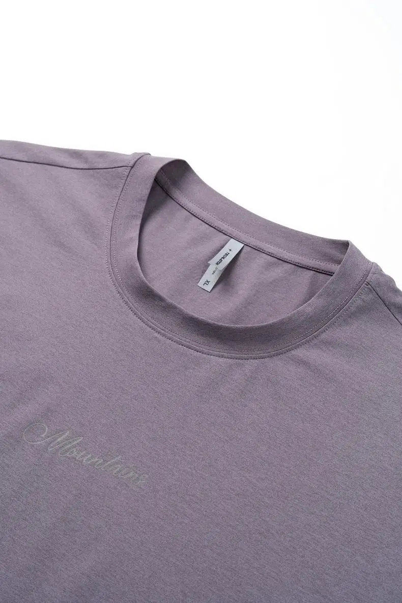 Herren Outdoor Bergstil Langarm-T-Shirt – Reflektierendes Stretch-Wanderoberteil, Leichtes Atmungsaktives Bedrucktes T-Shirt für den Herbst – Detail 15