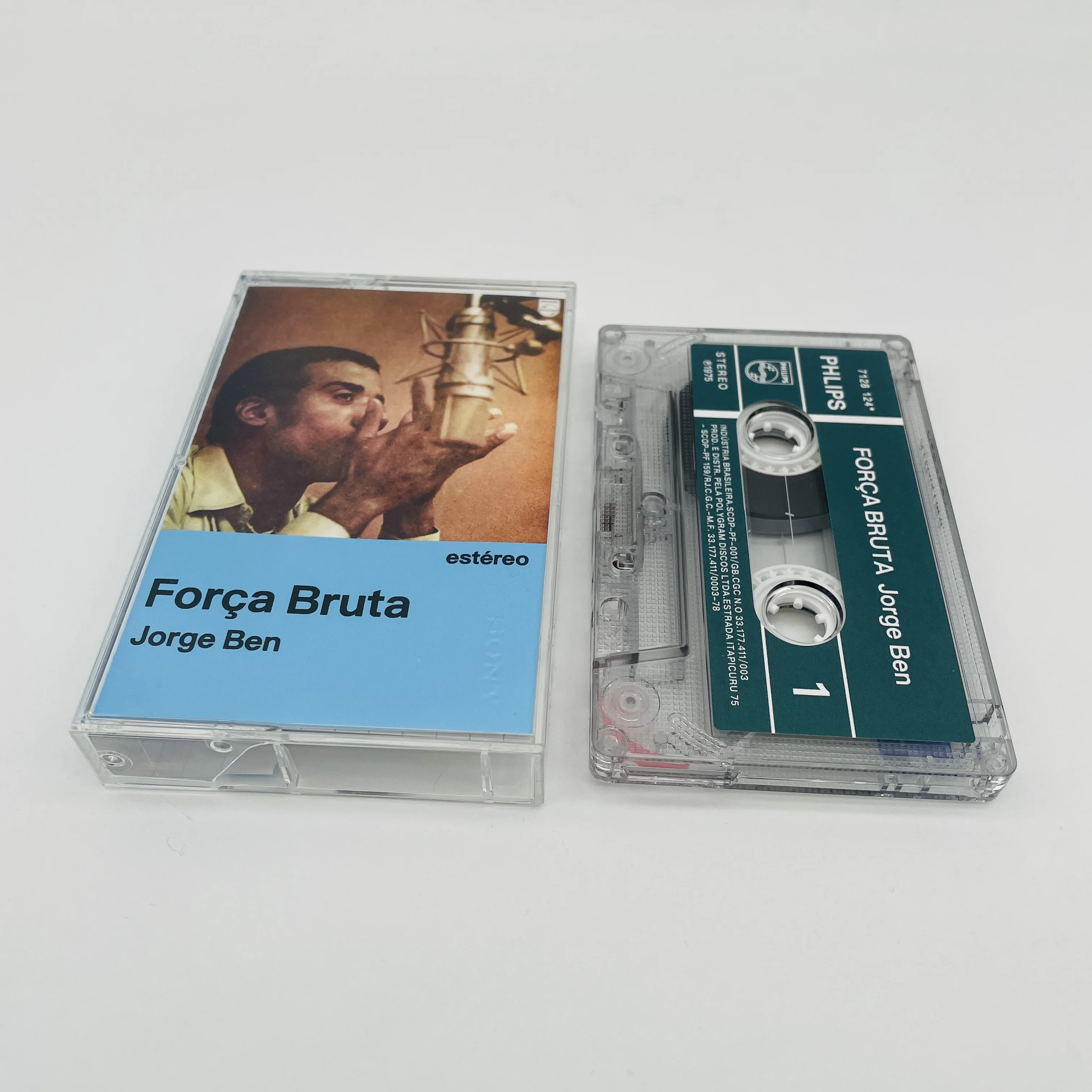 Latin Jorge Ben pita musik Forca Bruta kaset Album Cosplay Walkman perekam kotak Soundtracks mobil hadiah koleksi musik pesta