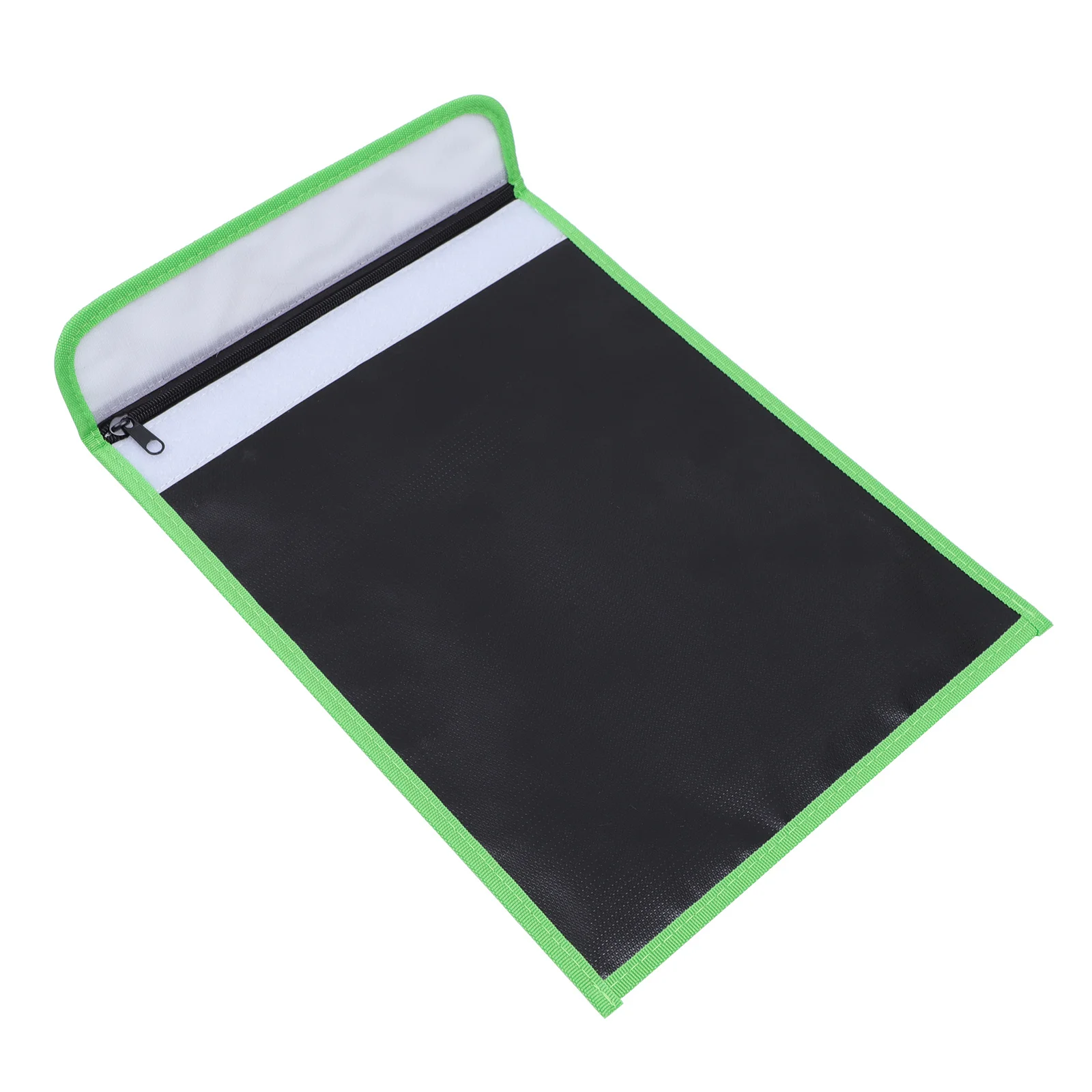 1Pcs Fireproof File Storage Bag Silicone Fiberglass Fire Resistant Document Pouch Waterproof Office File Holder Portable