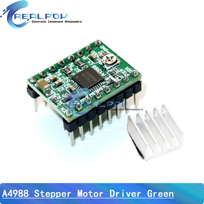 Picture 5: CNC 3D Printer Parts Accessory Reprap pololu A4988 Stepper Motor Driver Module with Heatsink for ramps 1.4 for arduino