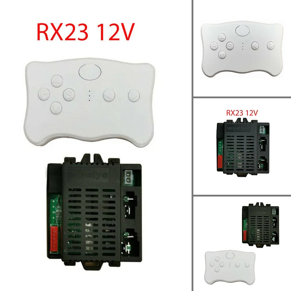 12V RX23 2 4G Remote Control and Receiver for Kids Ride On Toys Compatible with WEELYE Factory Model Control Boxes