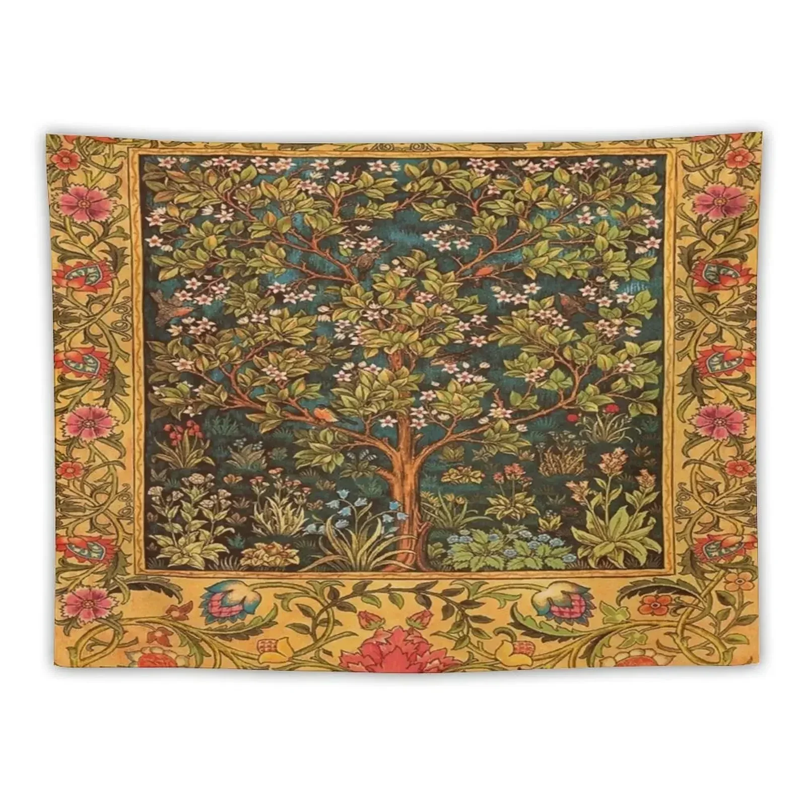 

William Morris Tree Of Life, No,3. Tapestry Nordic Home Decor Aesthetic Room Decor Tapestry