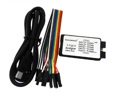 

5pcs New Arrival USB Logic Analyzer 24M 8CH, MCU ARM FPGA DSP debug tool