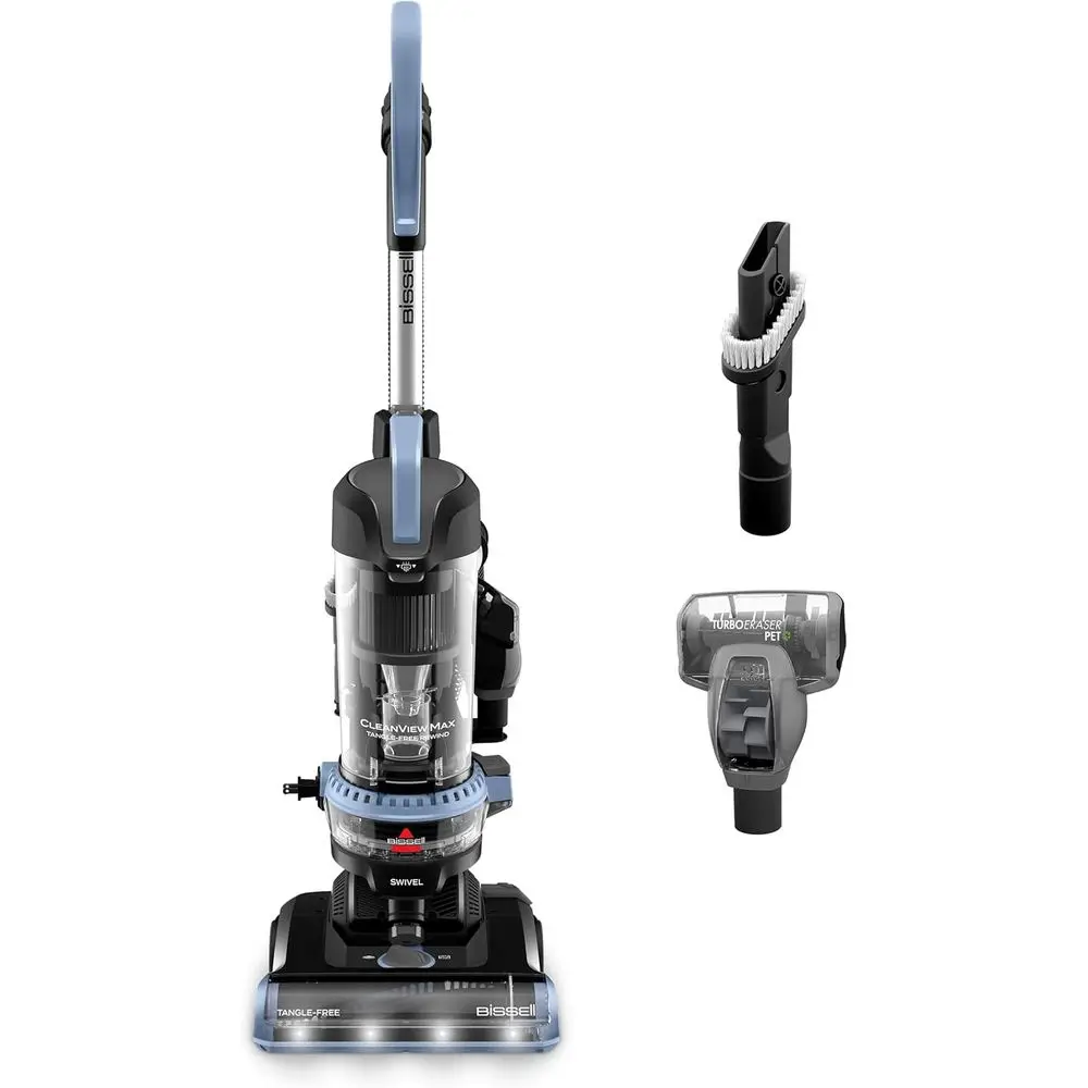 

Pet Hair Vacuum with LED Lights, Free Brush Roll, Auto Cord Rewind, 4073L