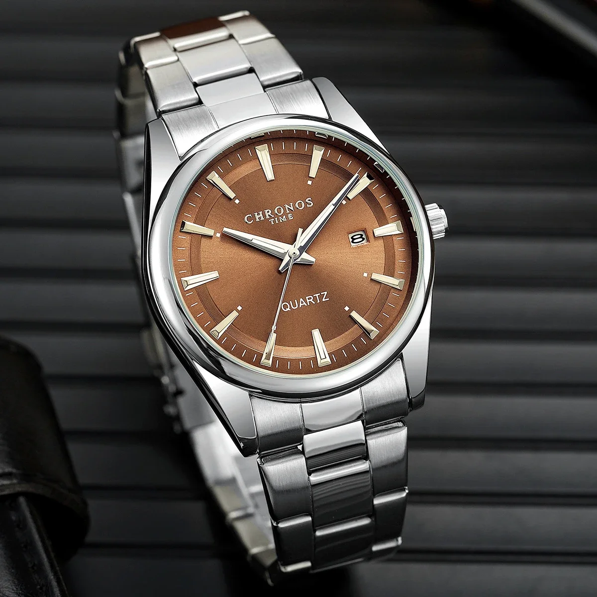 Men's Luxury Quartz Watch with Date Function